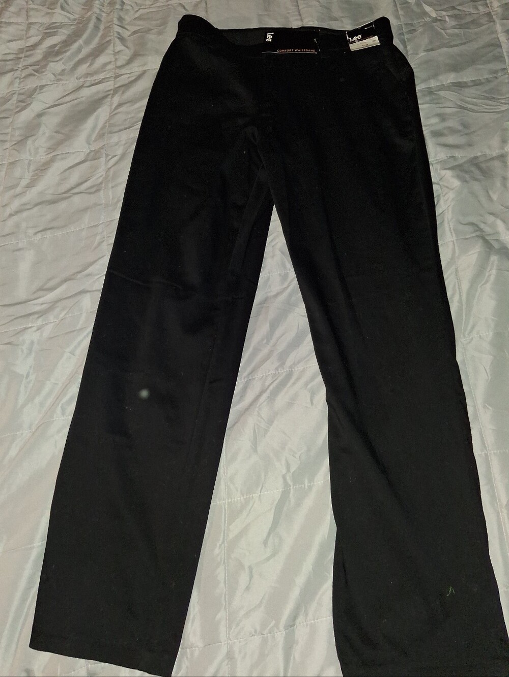 Lee Women's Comfort Waistband Straight Leg Dress Pants - Unionall Black - 12M
